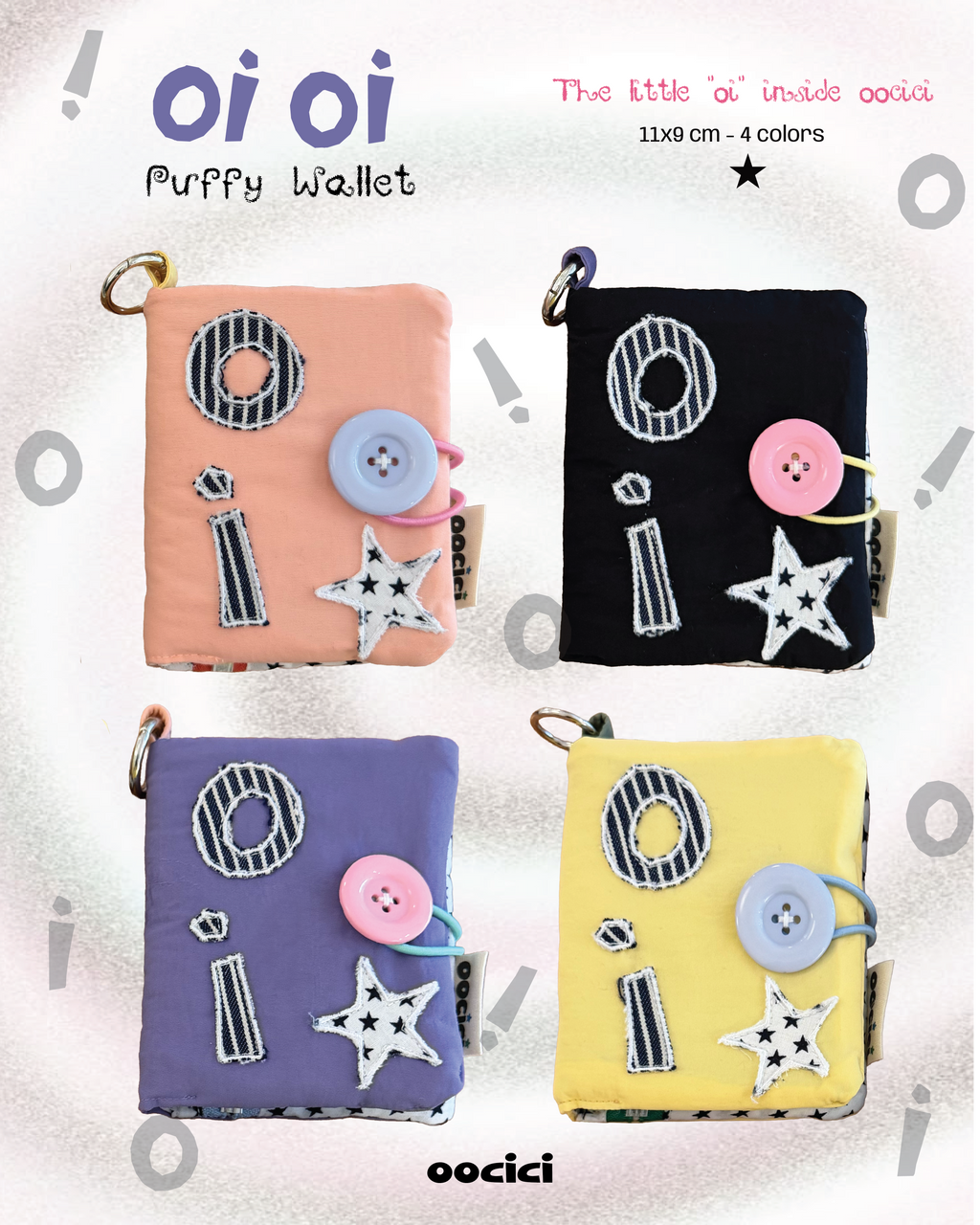 oi oi Puffy Wallet - Ví phao oi oi ★