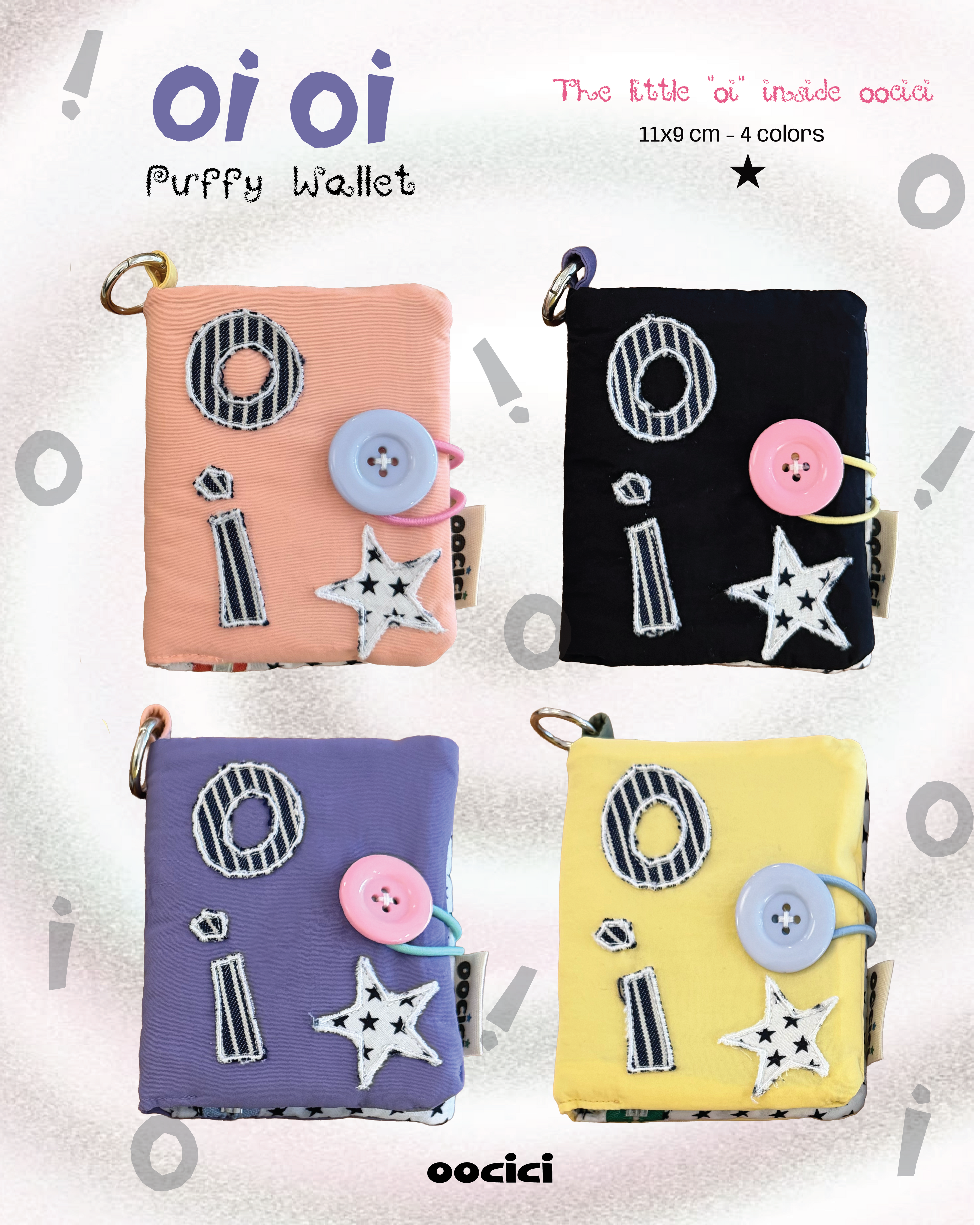 oi oi Puffy Wallet - Ví phao oi oi ★