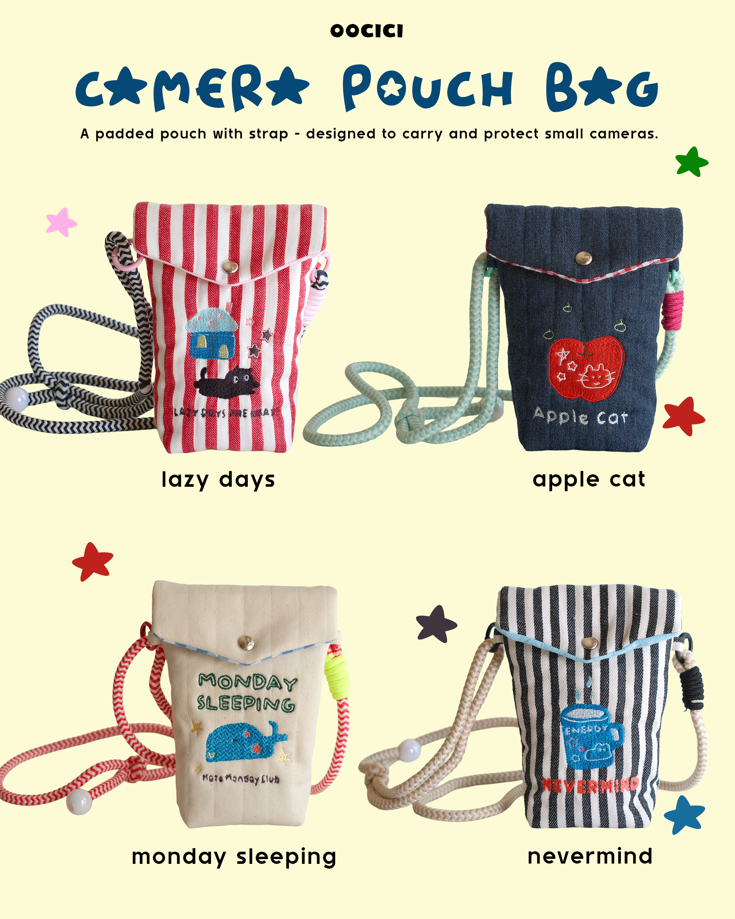 OOCICI Camera Pouch Bag