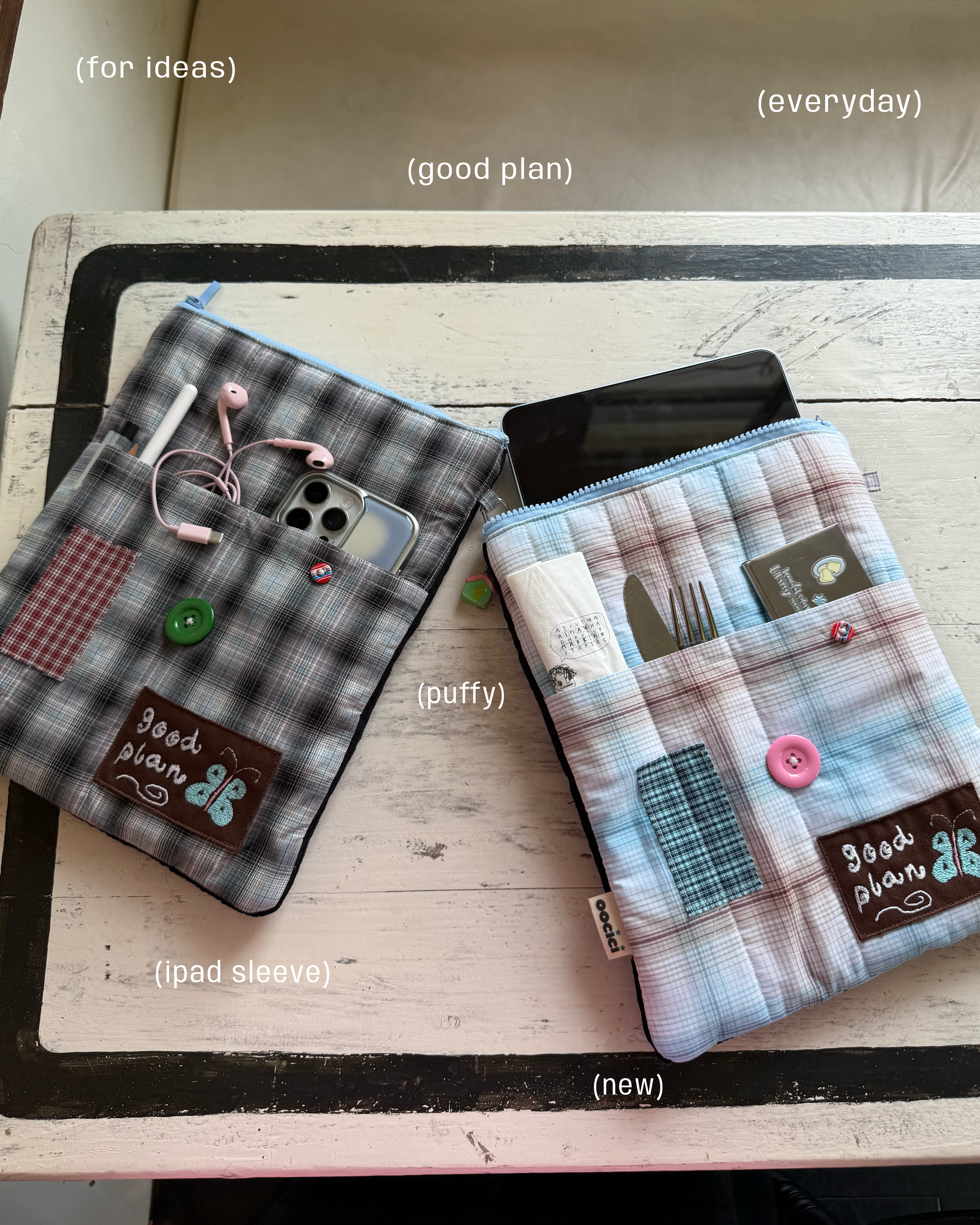 Good Plan Puffy iPad Sleeve