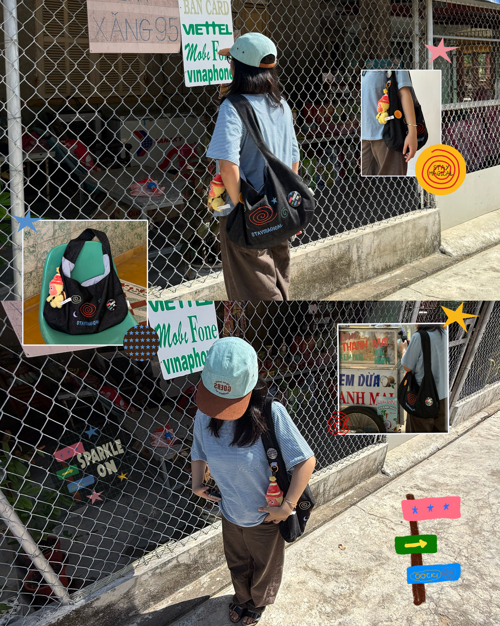 "STAYMAGICAL" - DENIM TOTE BAG