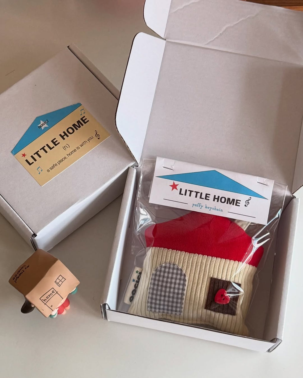 Little Home - Puffy Keychain