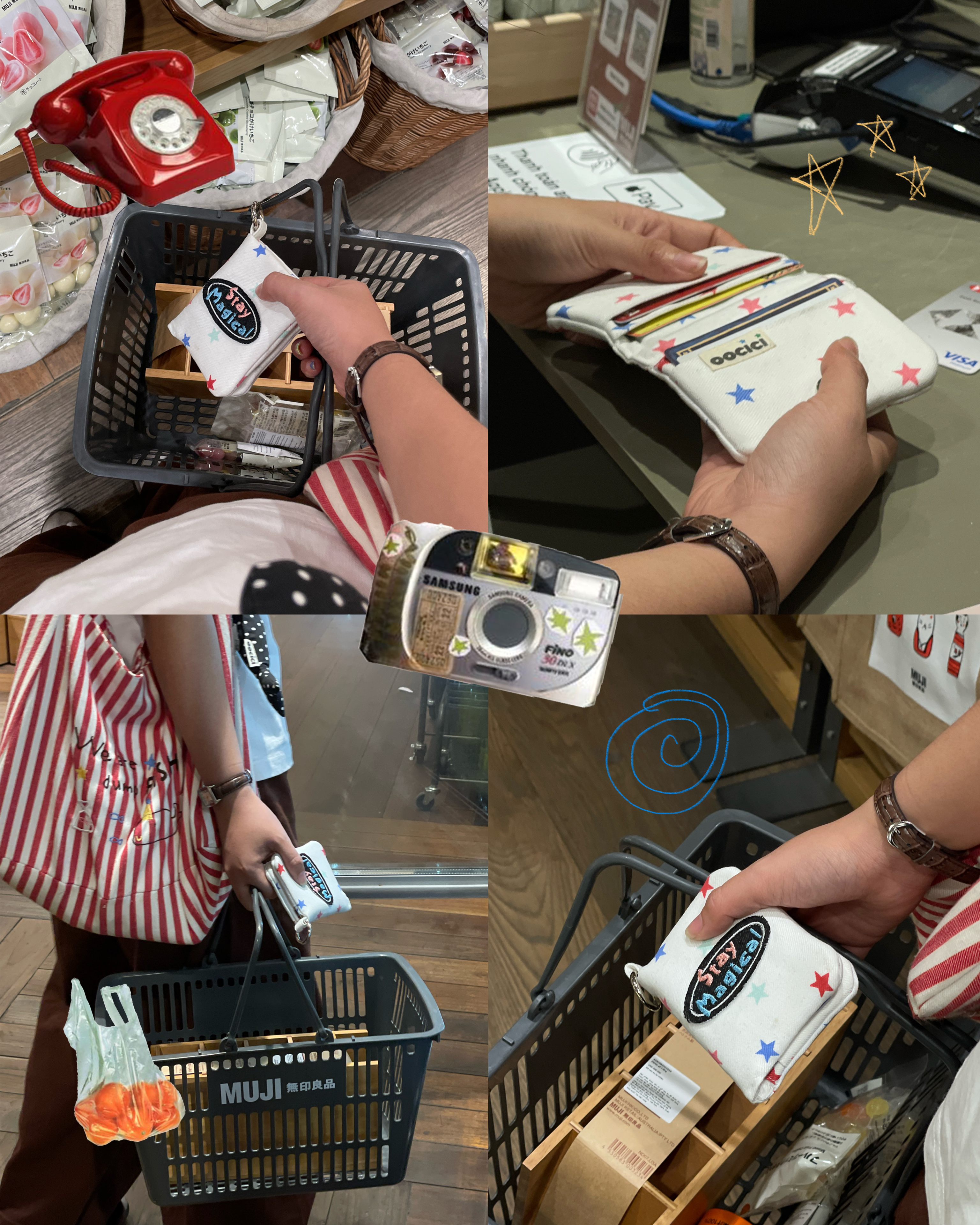 ⋆˚꩜ STAY MAGICAL – Mini Fluffy Card Wallet  