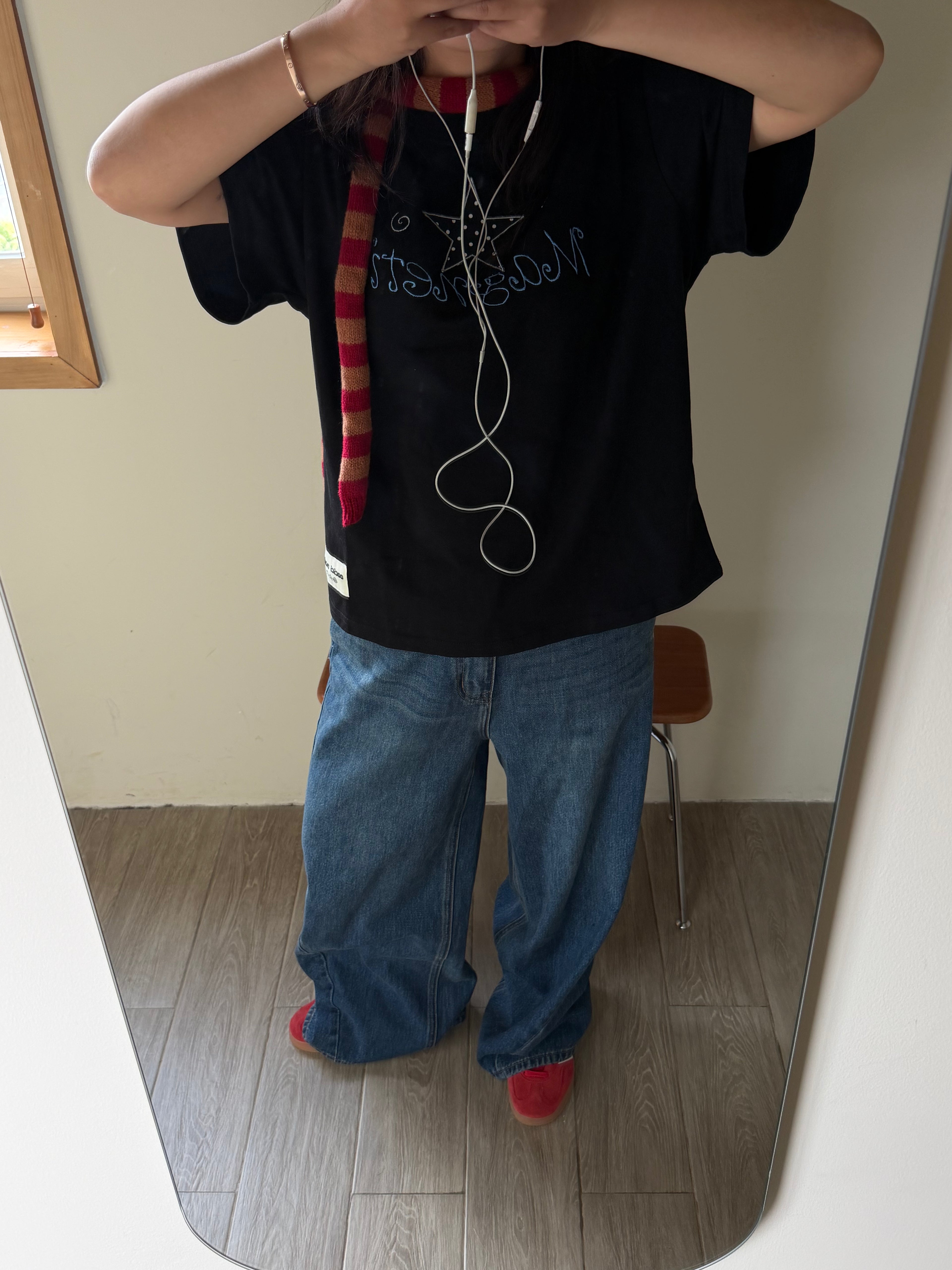 MAGNETIC STAR - EMBROIDERY T-SHIRT -  SS’26 COLLECTION