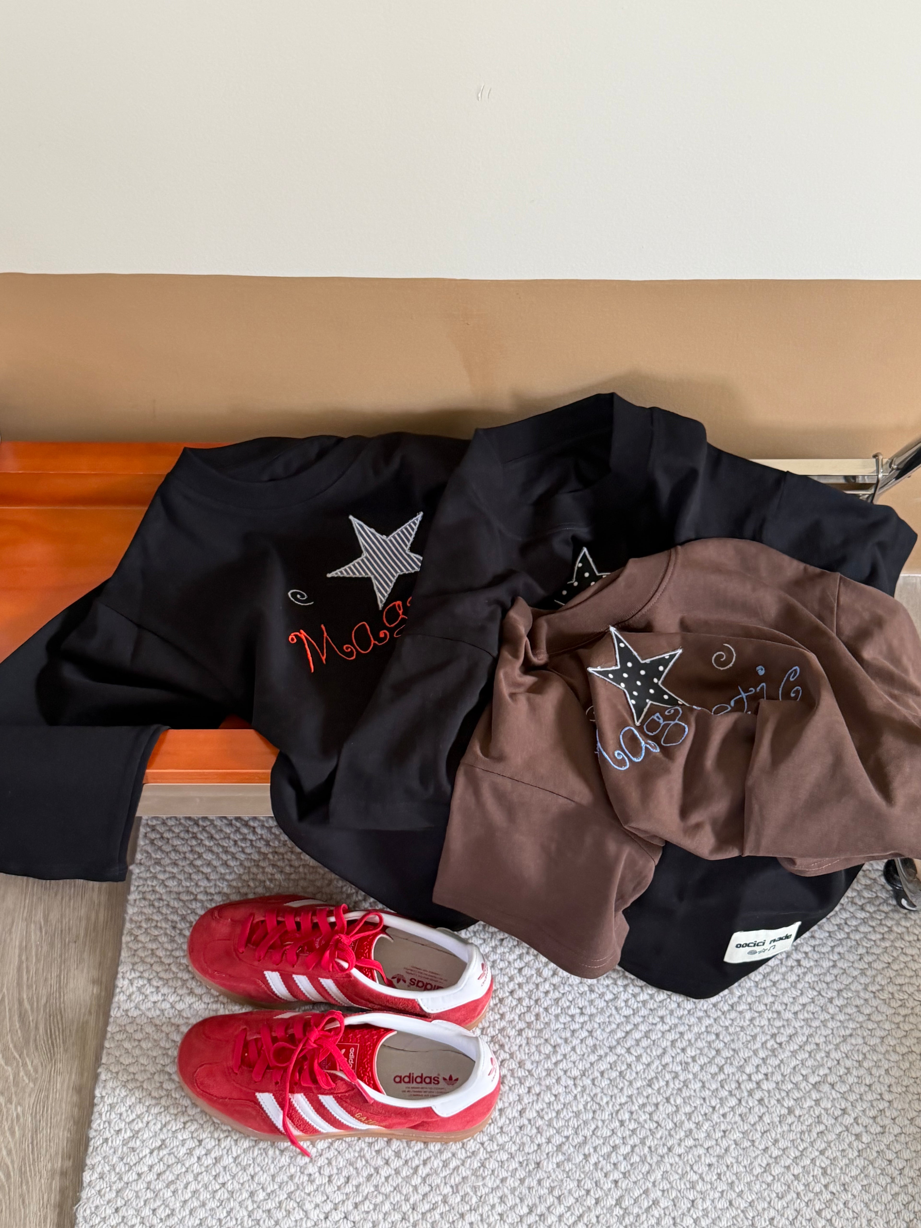 MAGNETIC STAR - EMBROIDERY T-SHIRT -  SS’26 COLLECTION