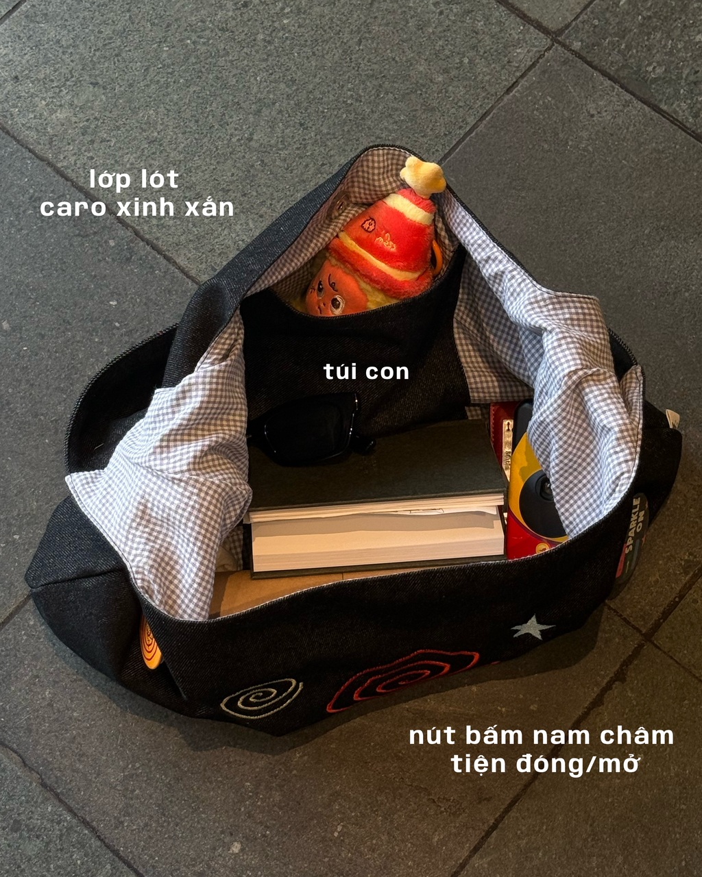 "STAYMAGICAL" - DENIM TOTE BAG