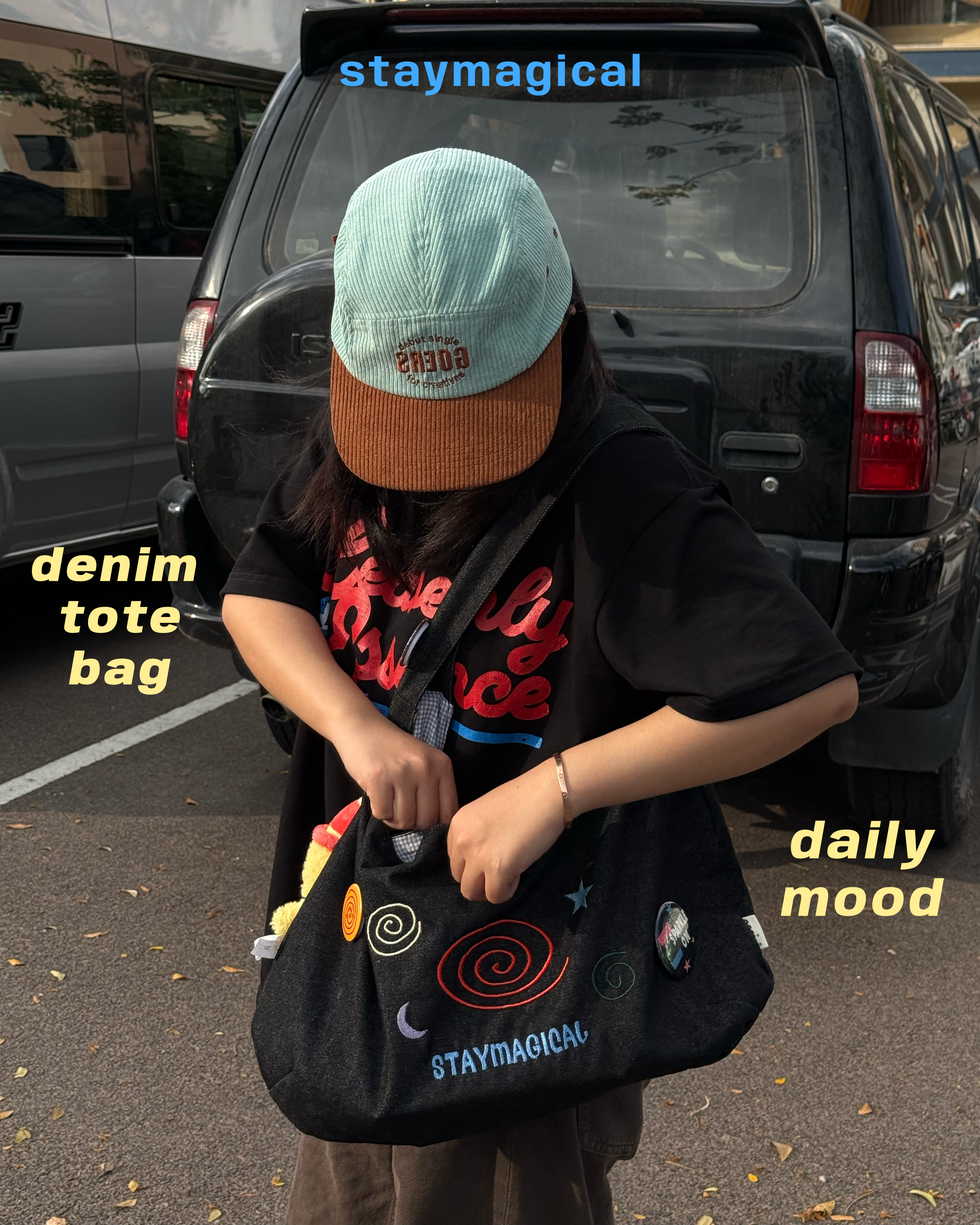 "STAYMAGICAL" - DENIM TOTE BAG
