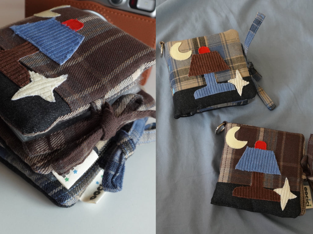 “The Lamp” – Fabric Polaroid Foto Album