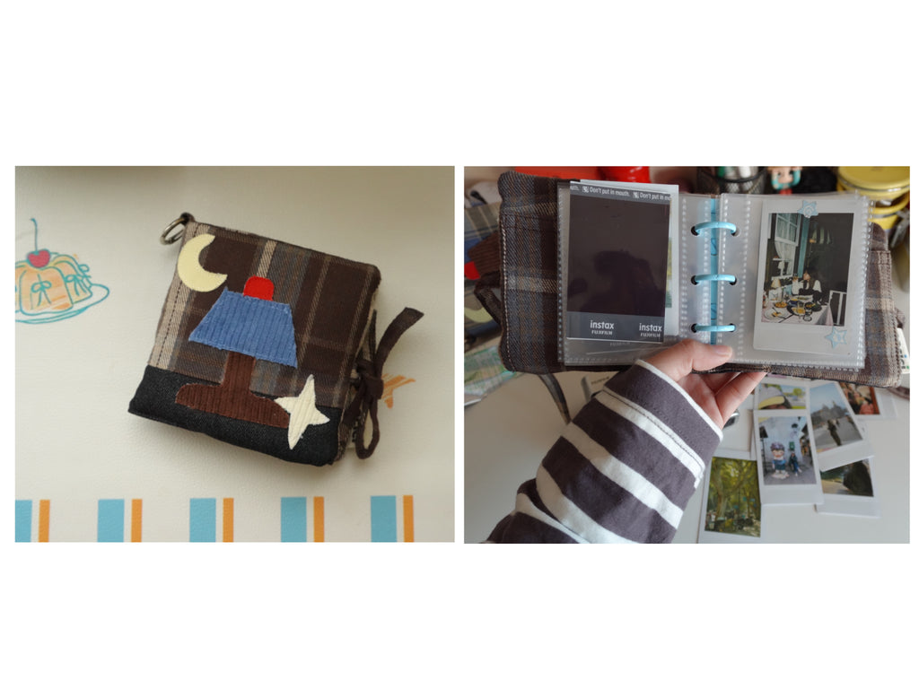 “The Lamp” – Fabric Polaroid Foto Album