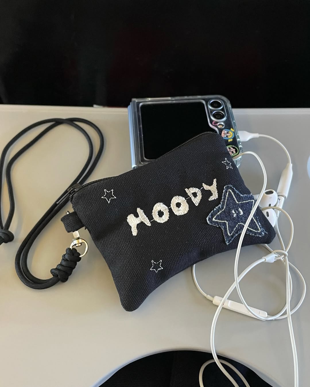 MOODY - Mini neck pouch • Túi mini Canvas đeo cổ