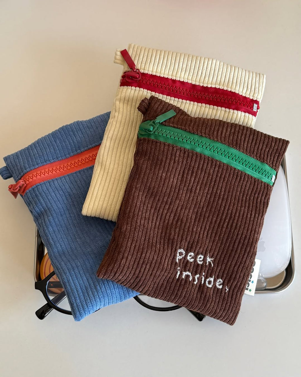 Peek Inside Zipper Pouch