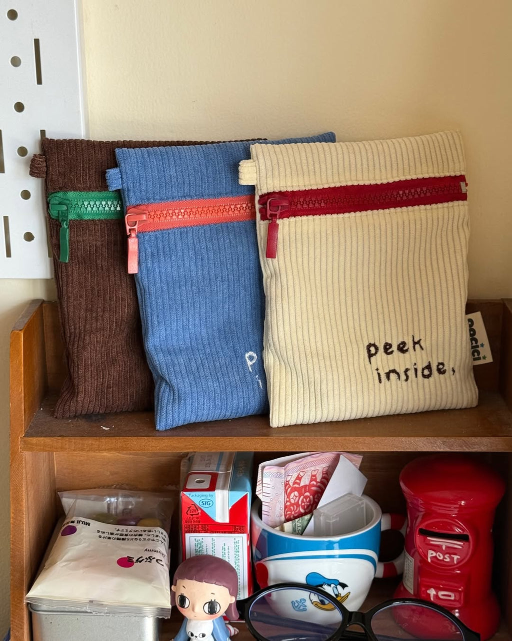 Peek Inside Zipper Pouch