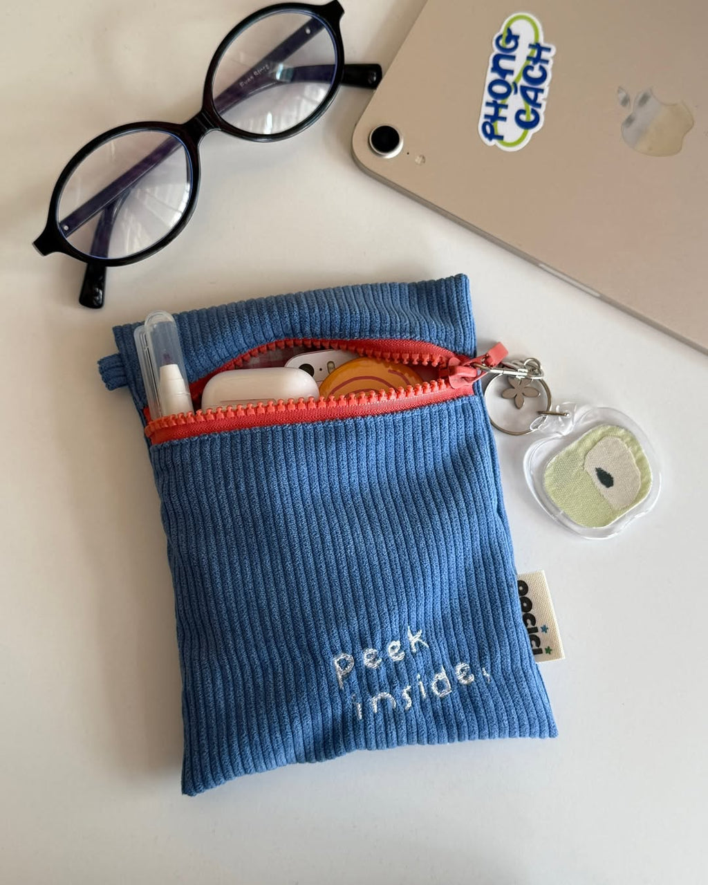 Peek Inside Zipper Pouch