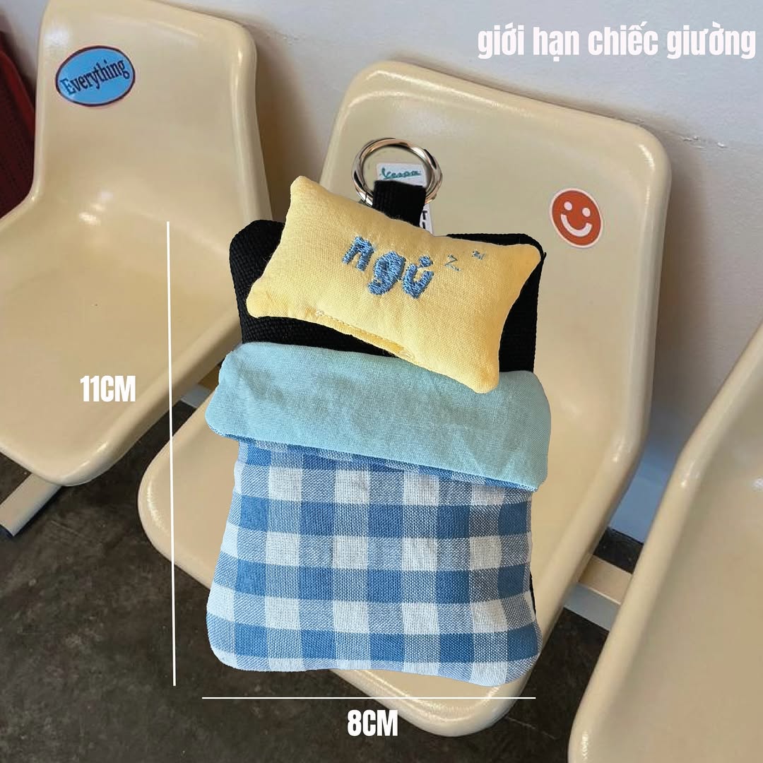 Móc Khoá “chiếc giường di động”  cho AirPods/Earpods