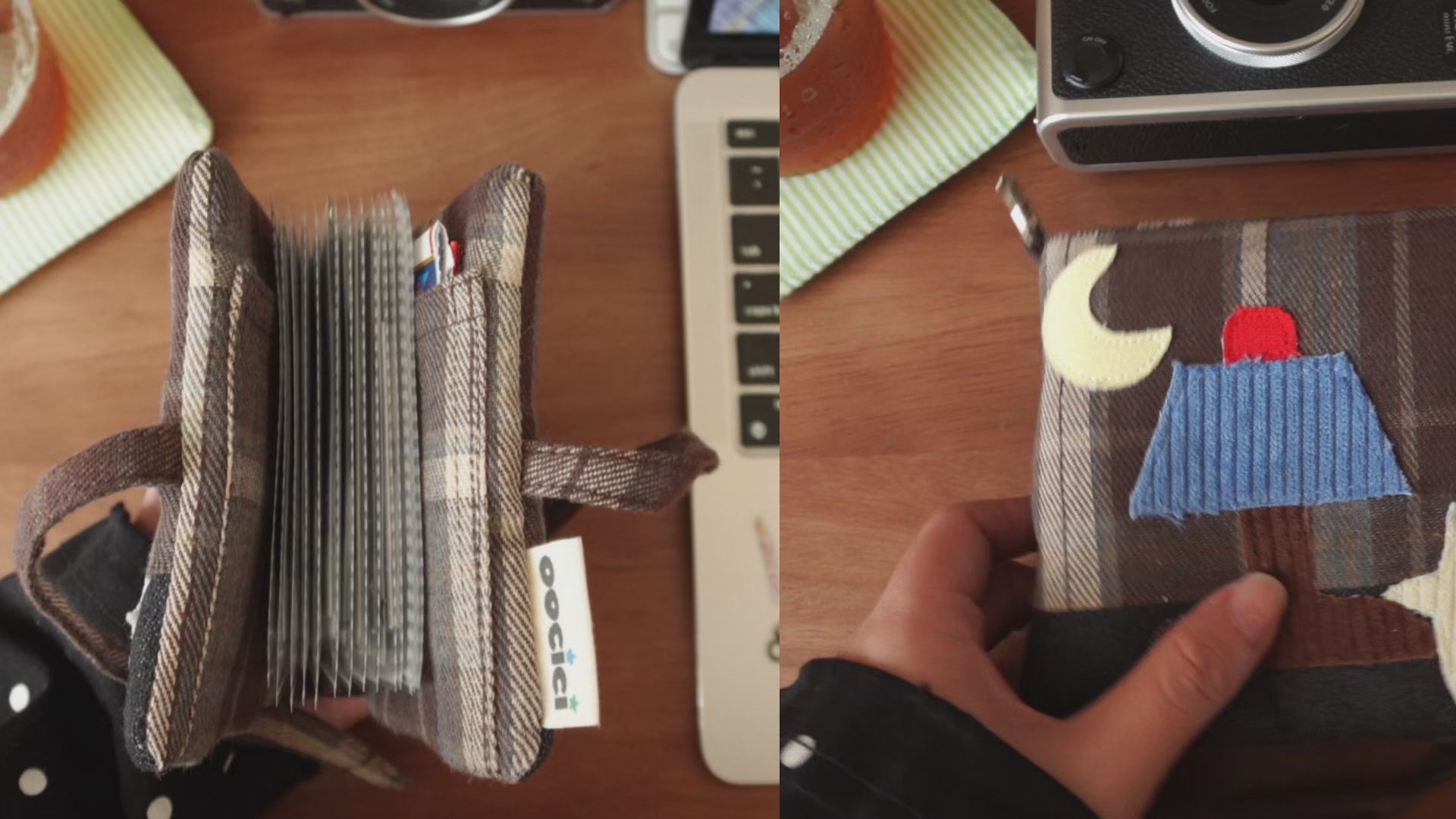 “The Lamp” – Fabric Polaroid Foto Album