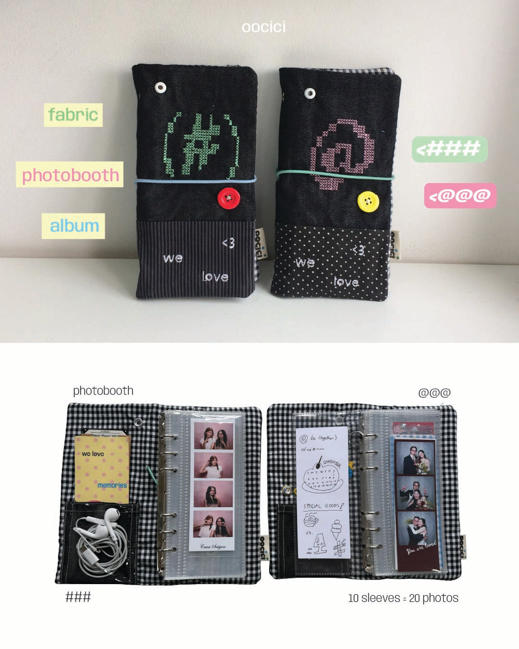FABRIC PHOTOBOOTH ALBUM
